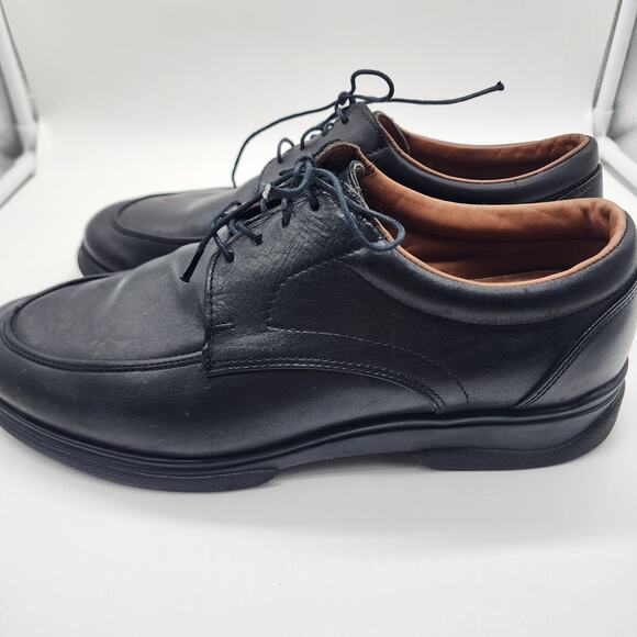 Allen Edmonds Passenger Black Leather Comfort Oxford Dress Shoes Men’s 10 D - Picture 5 of 9